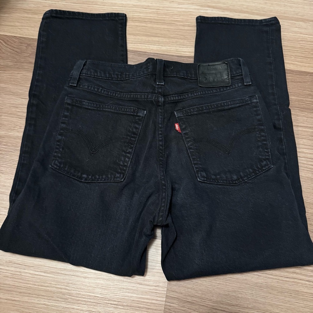 Levi's Wedgie Straight Jeans Size 26 Black
